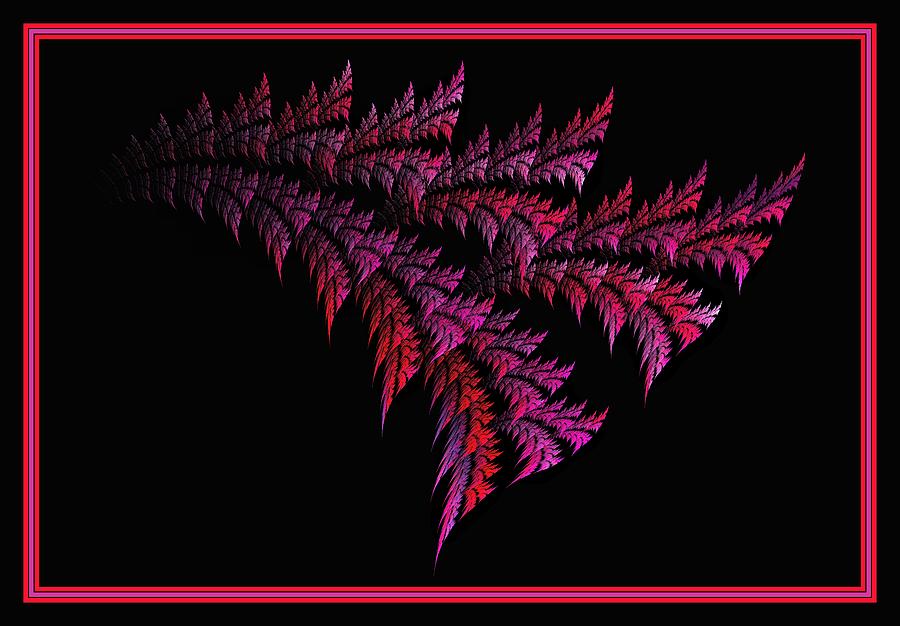 Flamingo Palmetto - Framed Digital Art by Doug Morgan
