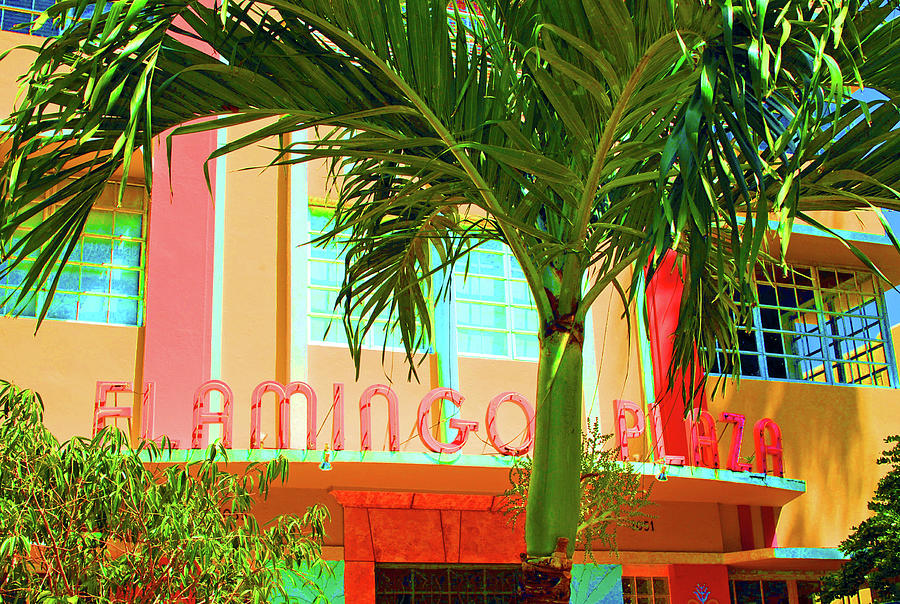 Flamingo Photograph - Flamingo Plaza by Jost Houk