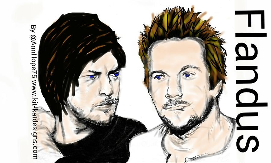 Flandus Digital Art By Ann Marie Barnes