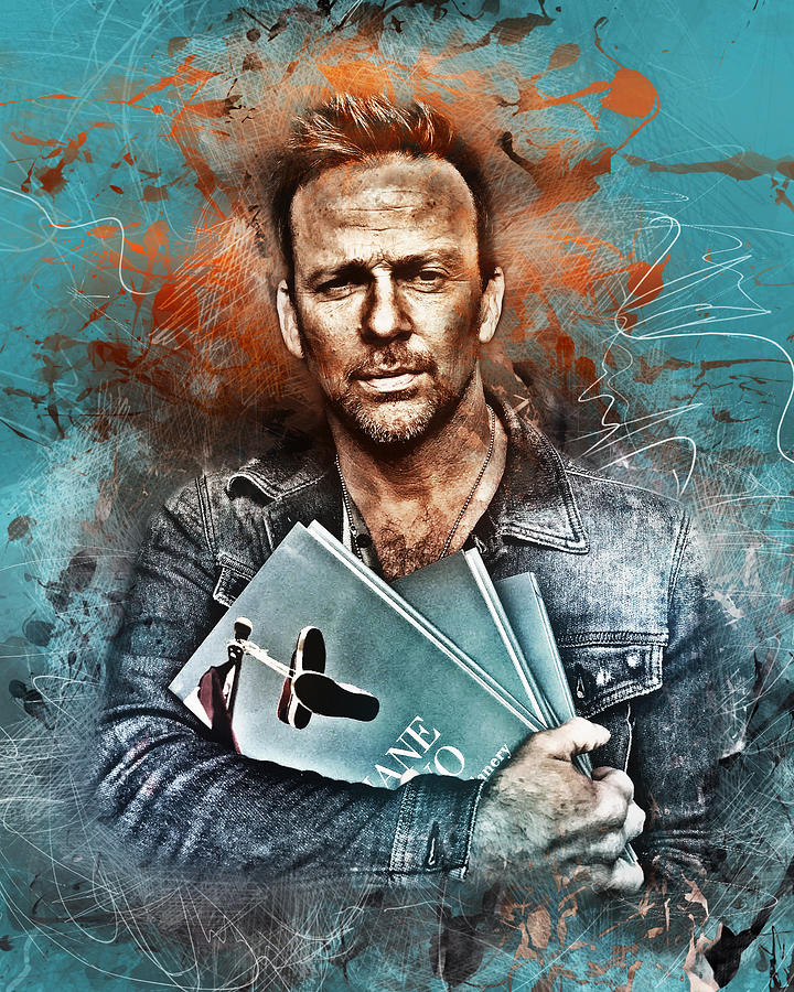 Sean Patrick Flanery Digital Art - Flanerys Love Story by Rachel Maytum Designs Sean Patrick Flanery Digital Art - Flanerys Love Story by Rachel Maytum Designs
