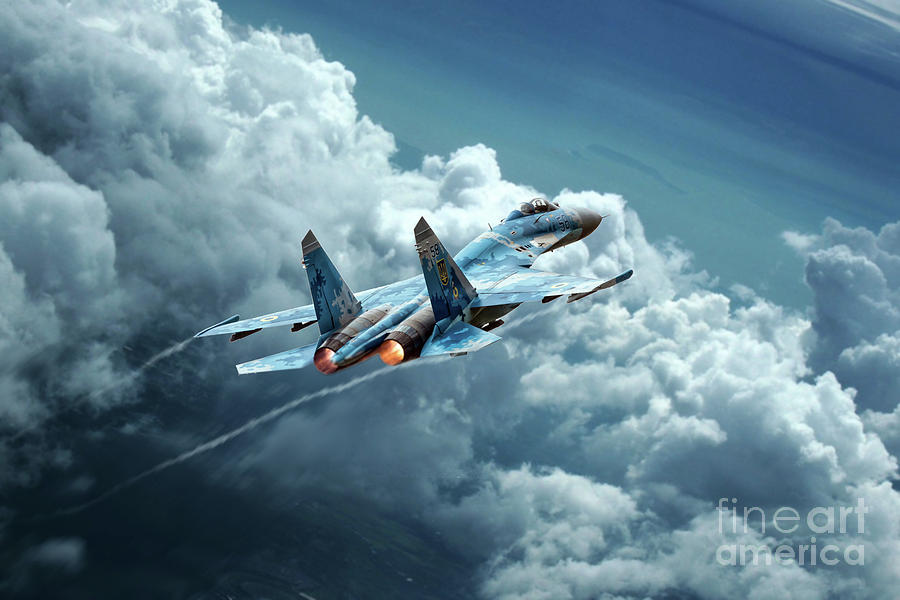 Flanker Burner Digital Art by Airpower Art