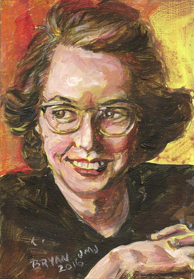 Flannery OConnor Painting by Bryan Bustard