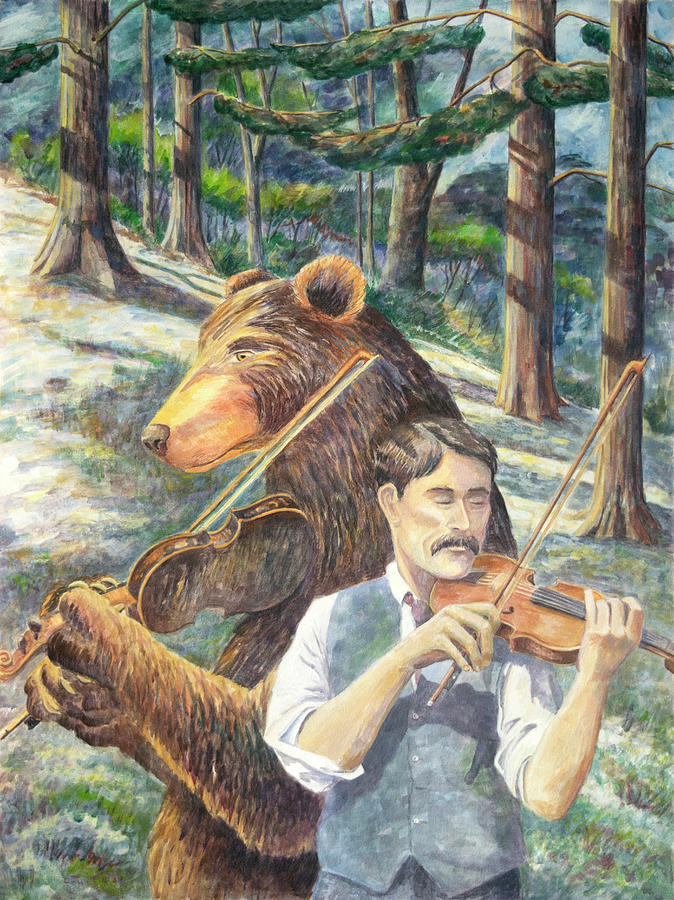 Fiddler Painting - Flannerys Dream by Paula McHugh Fiddler Painting - Flannerys Dream by Paula McHugh
