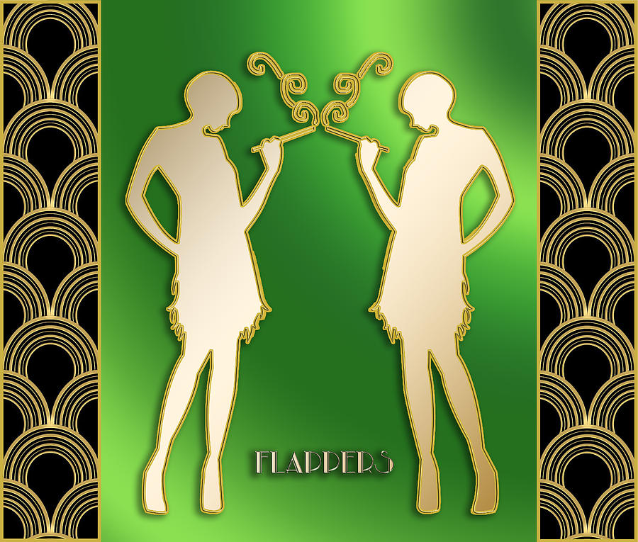 Flappers Digital Art by Chuck Staley