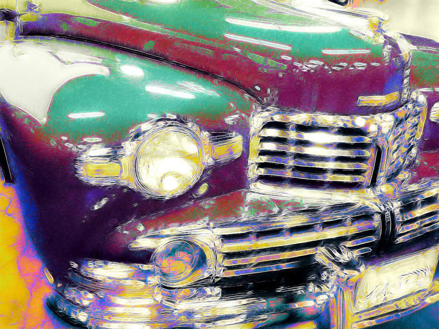 Abstract Car Digital Art - Flash by Devalyn Marshall