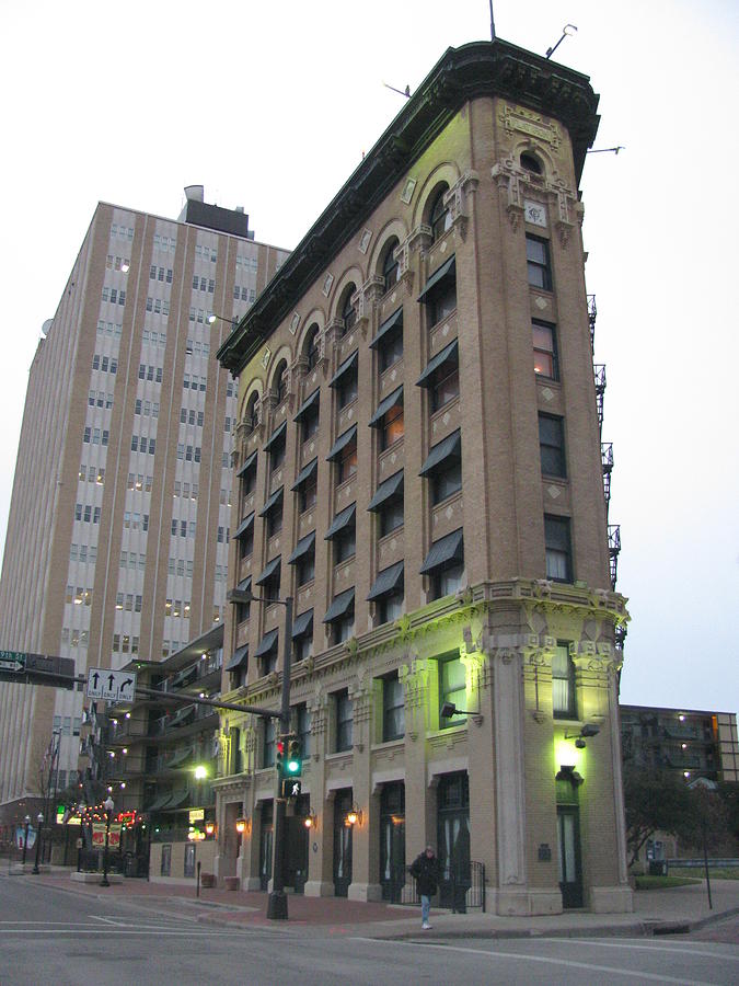 Flat Iron Building Fort Worth Texas Photograph by Shawn Hughes