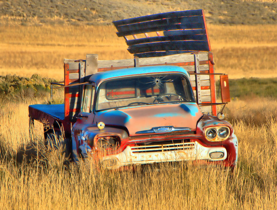 Flatbed Chevy Truck Photograph by Josephine Buschman
