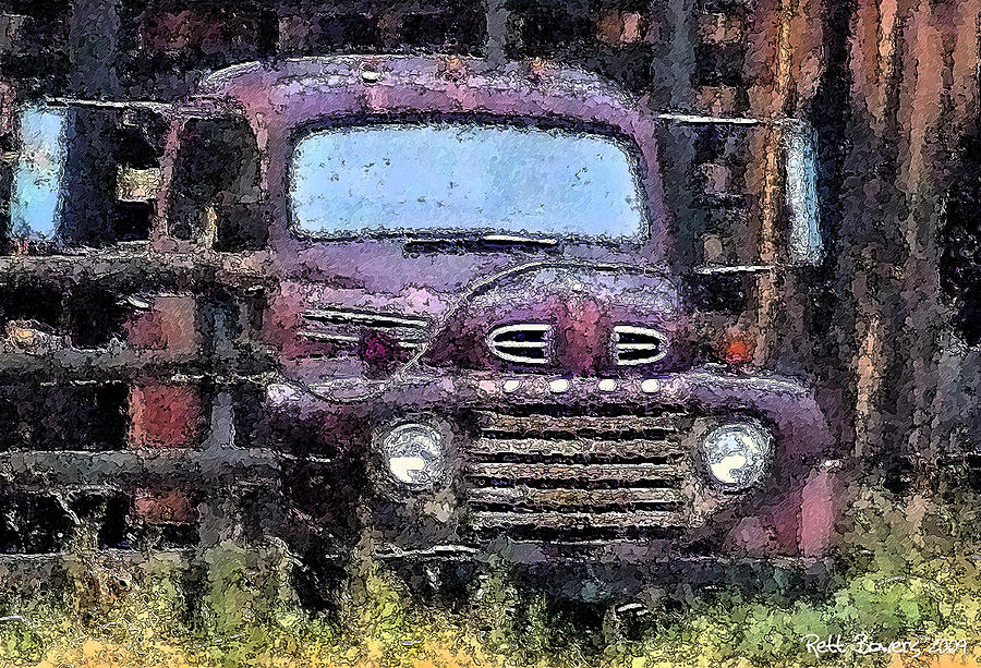 Flatbed Ford Photograph by Everett Bowers