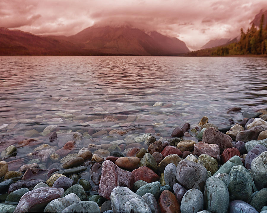 Sunset Photograph - Flathead Lake 7  by Darrell Mcgahhey