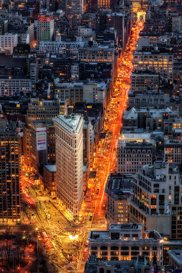 New York City Photograph - Flatiron Building District NYC by Susan Candelario