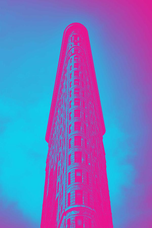 Flatiron Building, New York, United States 3b Painting by Celestial Images