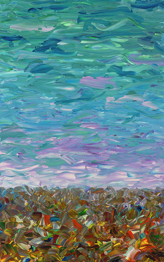 Flatland - Cloudy Day Painting by James W Johnson