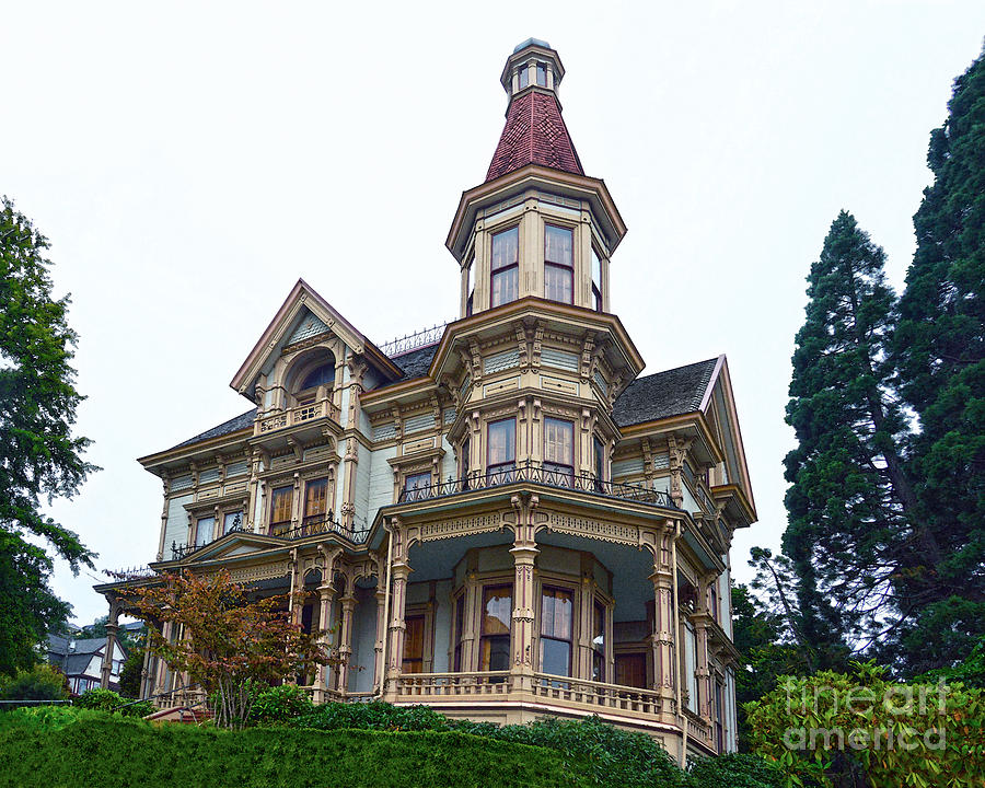 Flavel House, Astoria, Oregon Photograph by Catherine Sherman