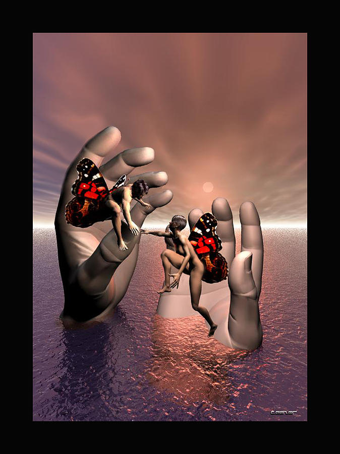 Nu Digital Art - Flay A Part by Gezer Coskun Nu Digital Art - Flay A Part by Gezer Coskun