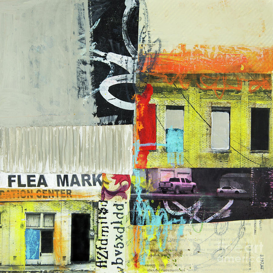 Flea Mark Mixed Media by Elena Nosyreva