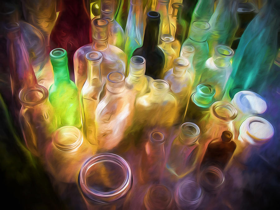 Abstract Photograph - Flea Market Glass by Robert Meyerson