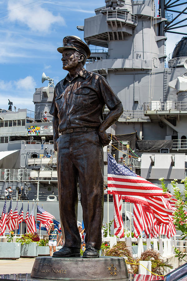 Fleet Admiral Nimitz Photograph by Jason Hughes
