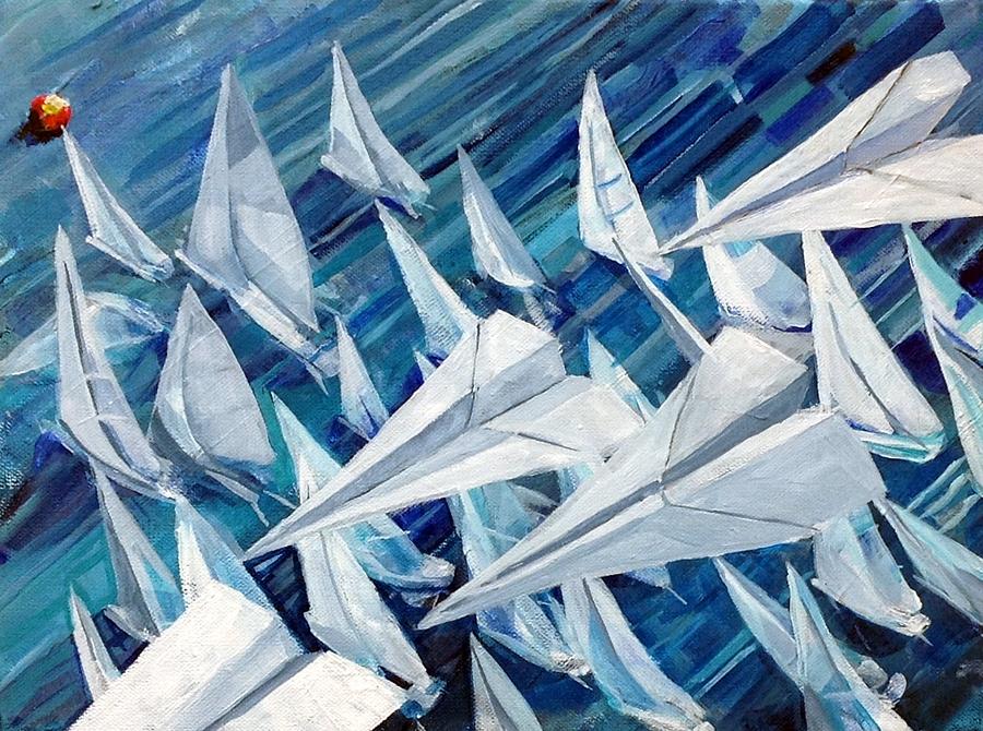 Fleet Painting by Chris Walker