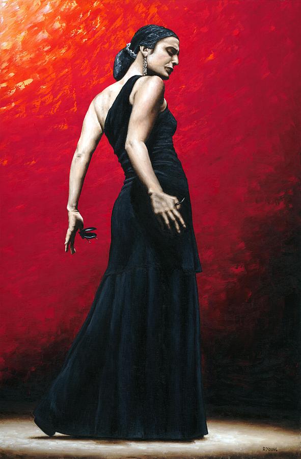 Dance Painting - Flemenco Arrogancia by Richard Young