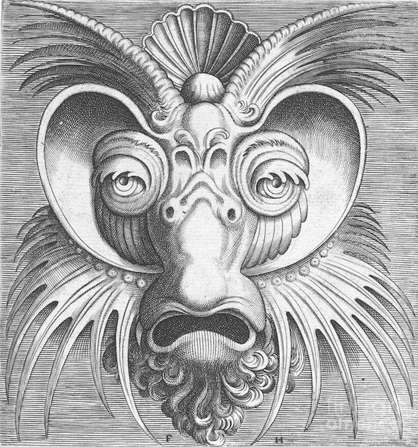 Flemish Mask, 1555 Photograph by Science Source
