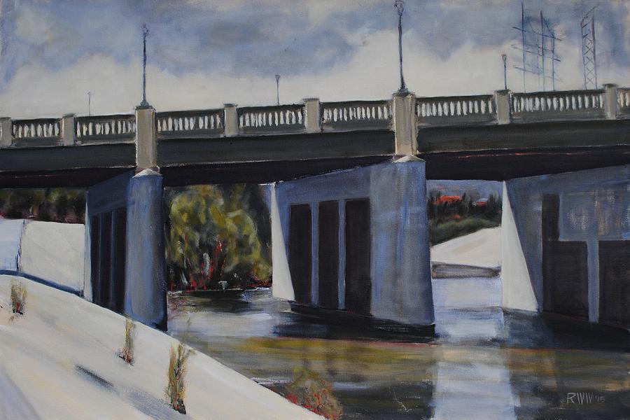 Fletcher Street Bridge Painting by Richard Willson