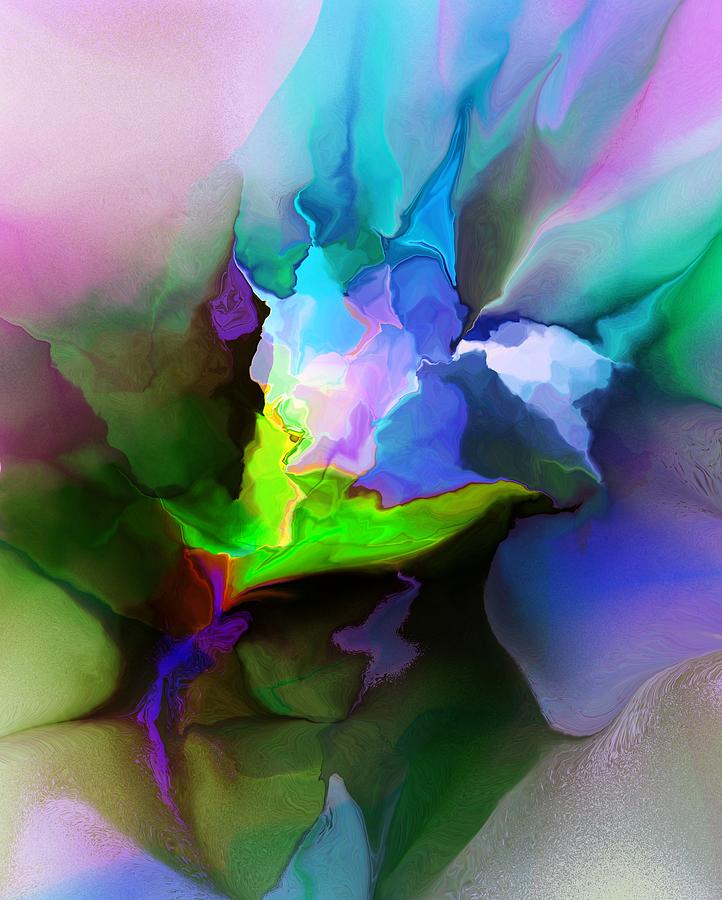 Fleur-de-abstraction Digital Art by David Lane