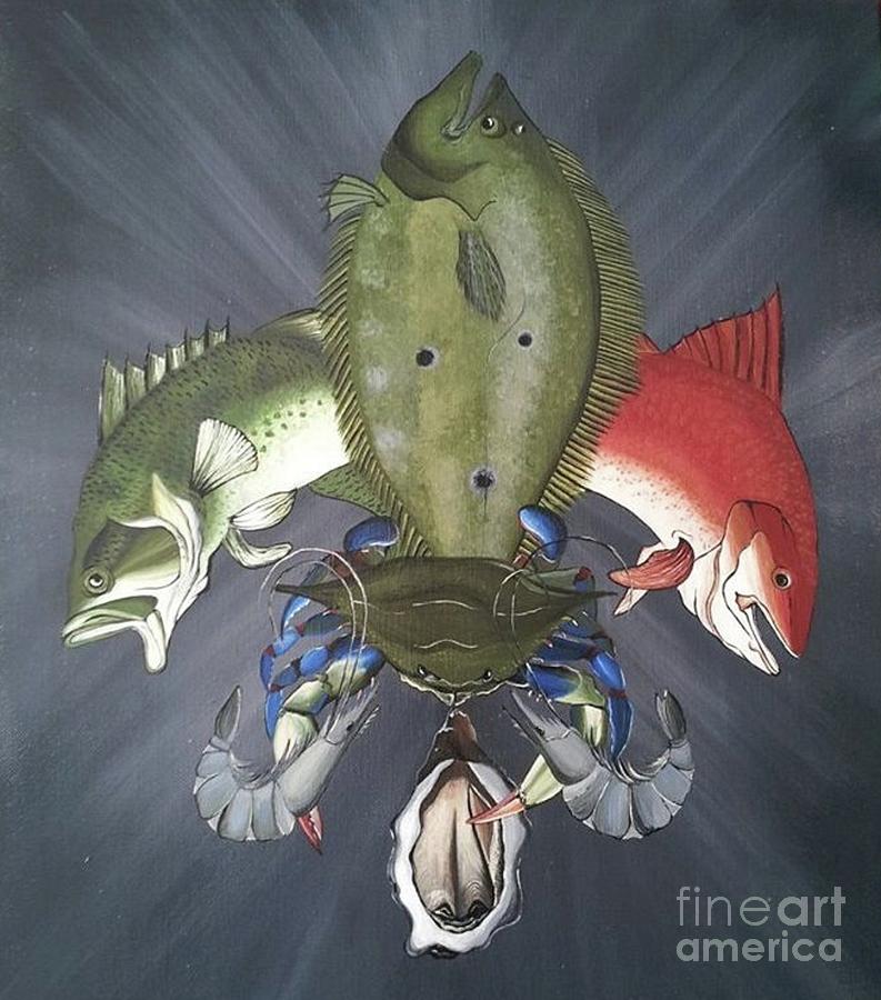 Outdoorsman Cover- great!  Fish artwork, Fishing pictures, Bass fishing  pictures