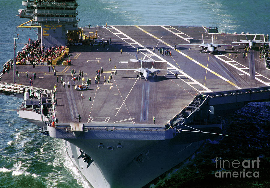US Navy aircraft carrier USS Carl Vinson CVN 70 print
