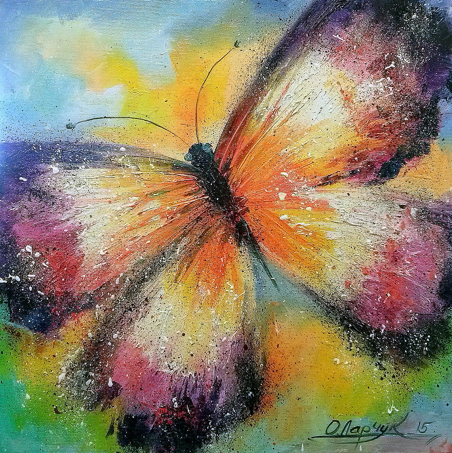 Flight Of The Butterfly Painting By Olha Darchuk Fine Art America