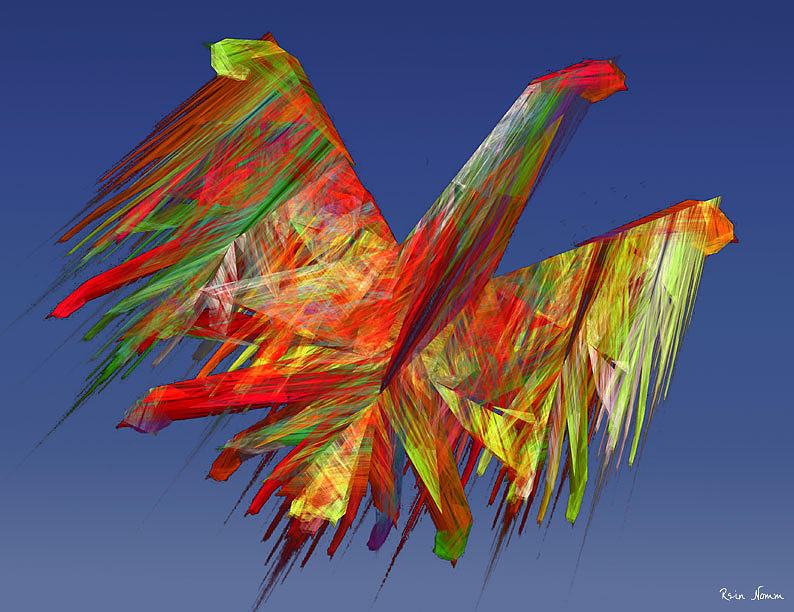 Flight of the Firebird Digital Art by Rein Nomm