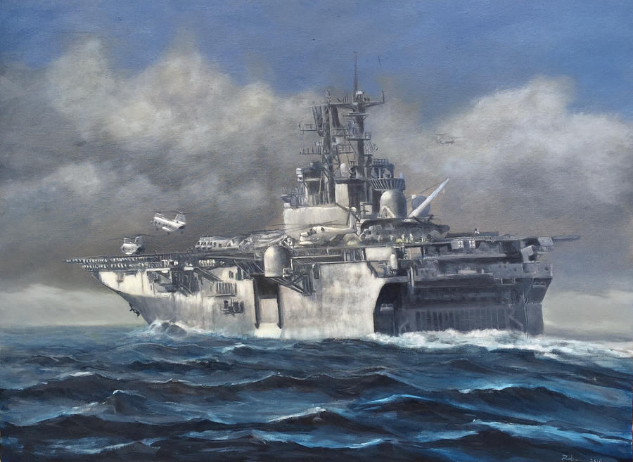 Flight Ops Painting by Stephen Roberson