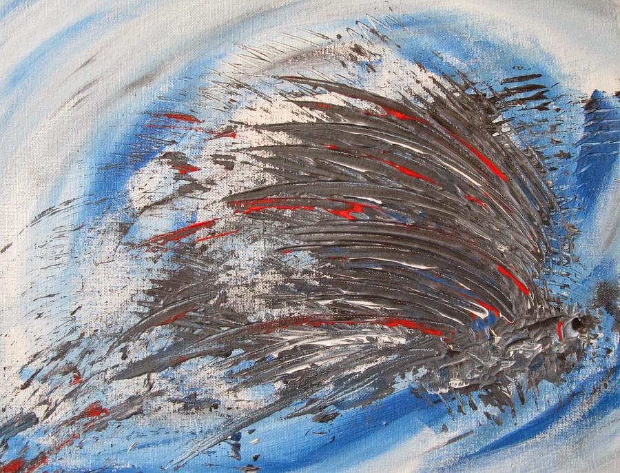 Flight Or Fight Painting by Lorraine Centrella