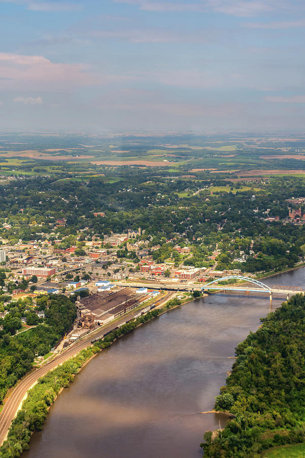 Flight over Atchison Photograph by Mark McDaniel - Fine Art America