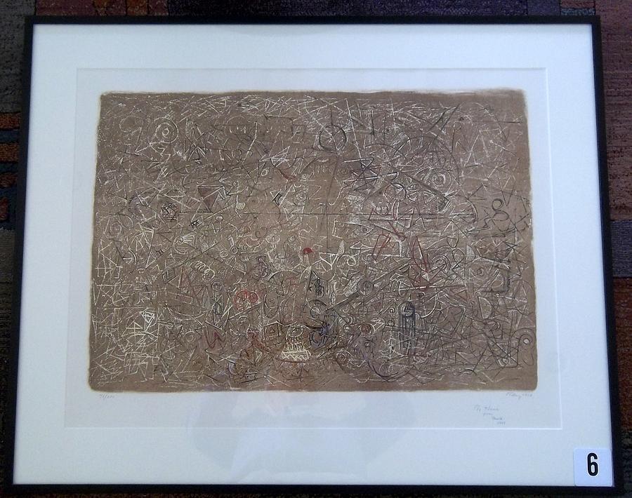 Flight Over Form Mixed Media by Mark Tobey