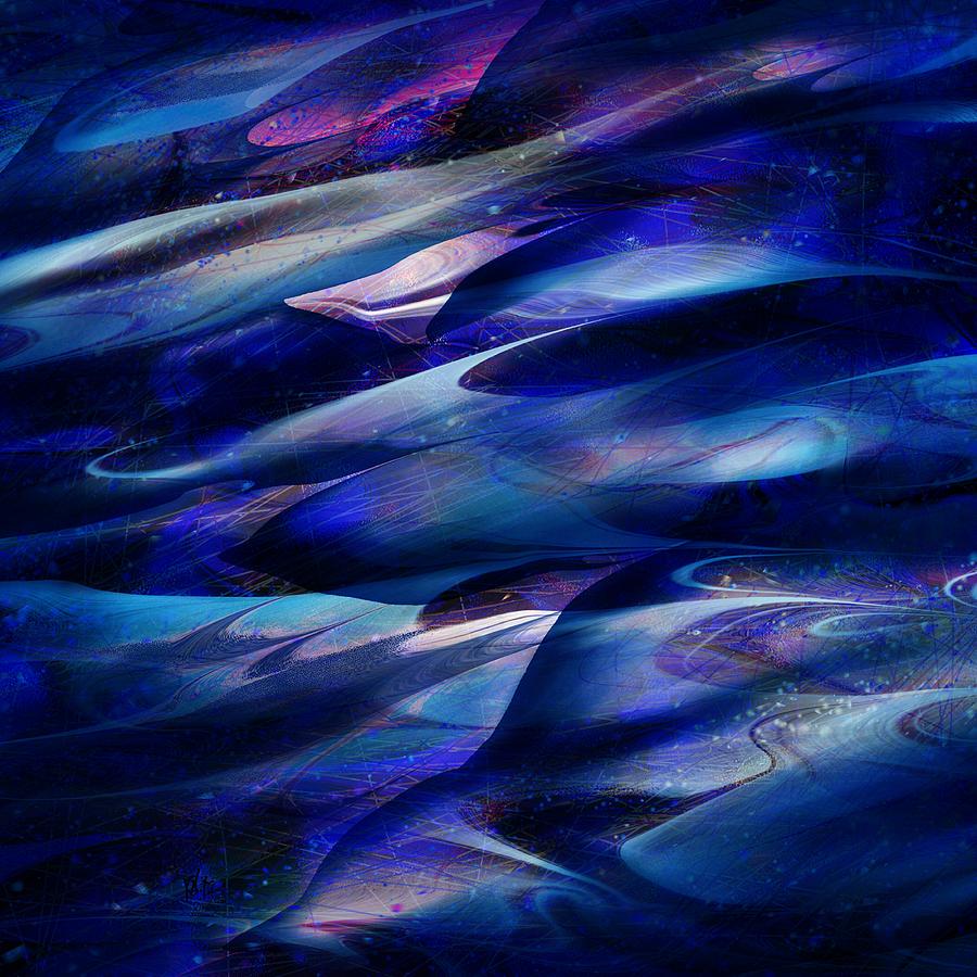 Abstract Digital Art - Flight by William Russell Nowicki