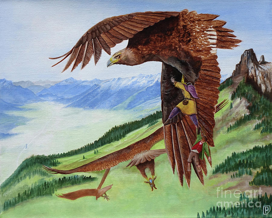 Flight to the Carrock Painting by Gordon Palmer