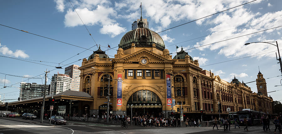 Flinders Station Photograph by Marina Bonofiglio | Pixels