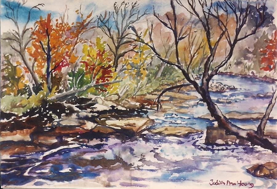 Flint River  SOLD Painting by Judith Young