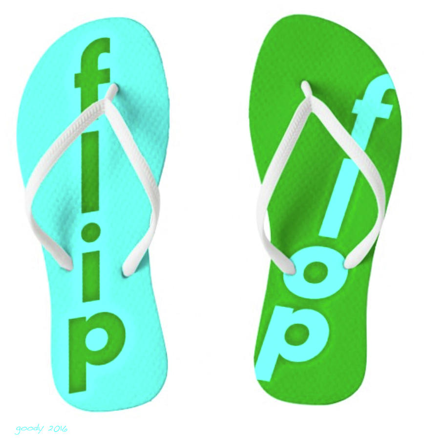 Flip Flop Digital Art by Goody - Fine Art America