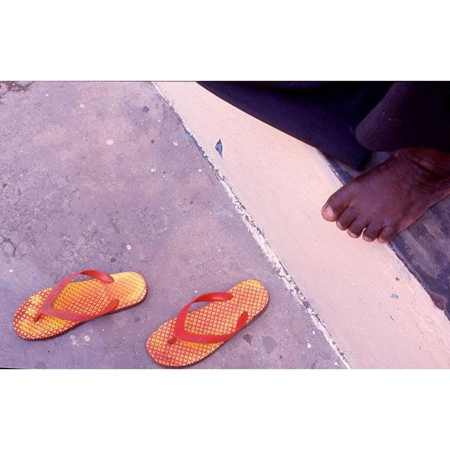 Flip Flops - Stone Town - Photograph by Steve Outram