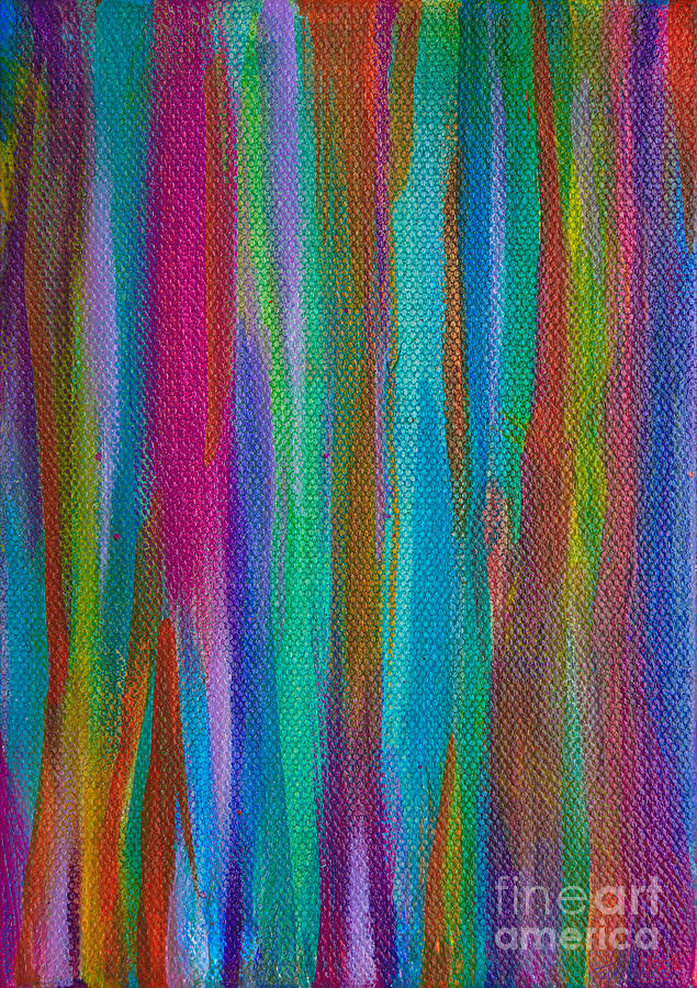 Flip stripe Painting by Priscilla Batzell Expressionist Art Studio Gallery