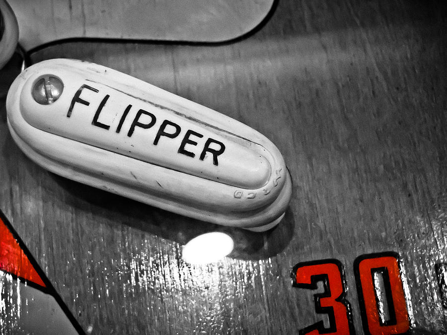 Flipper 30 - Pinball  Photograph by Colleen Kammerer