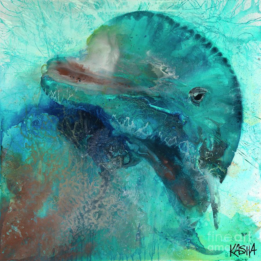 Flipper Painting by Kasha Ritter