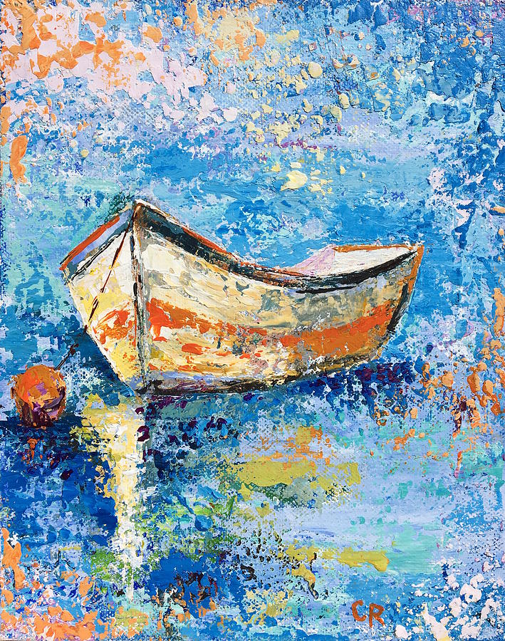 Boat Painting - Float by Chris Rice
