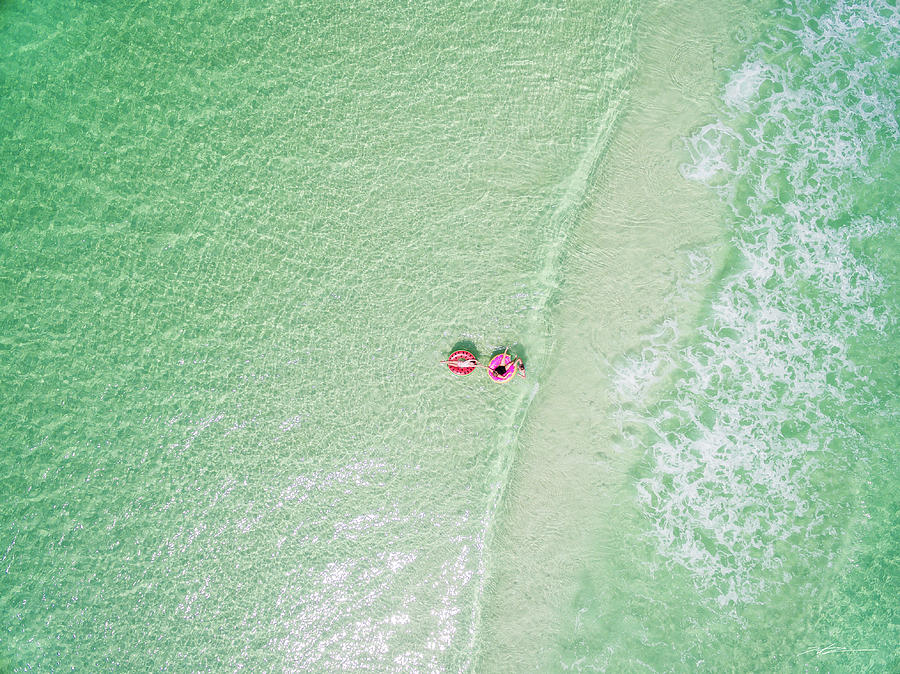 Beach Photograph - Float The Day Away On Gentle Waves by Kurt Lischka