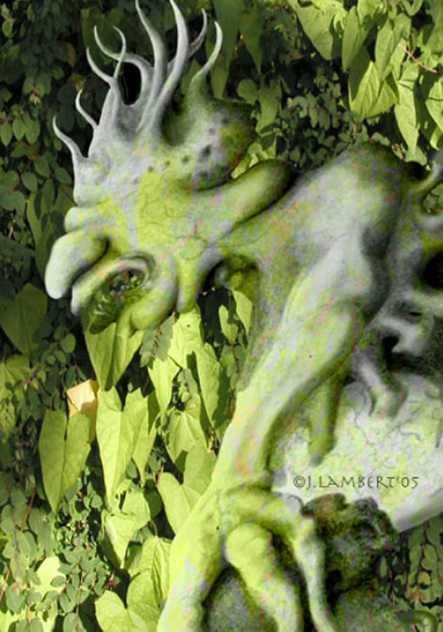 Green Digital Art - Floater In The Forrest by J P Lambert Green Digital Art - Floater In The Forrest by J P Lambert