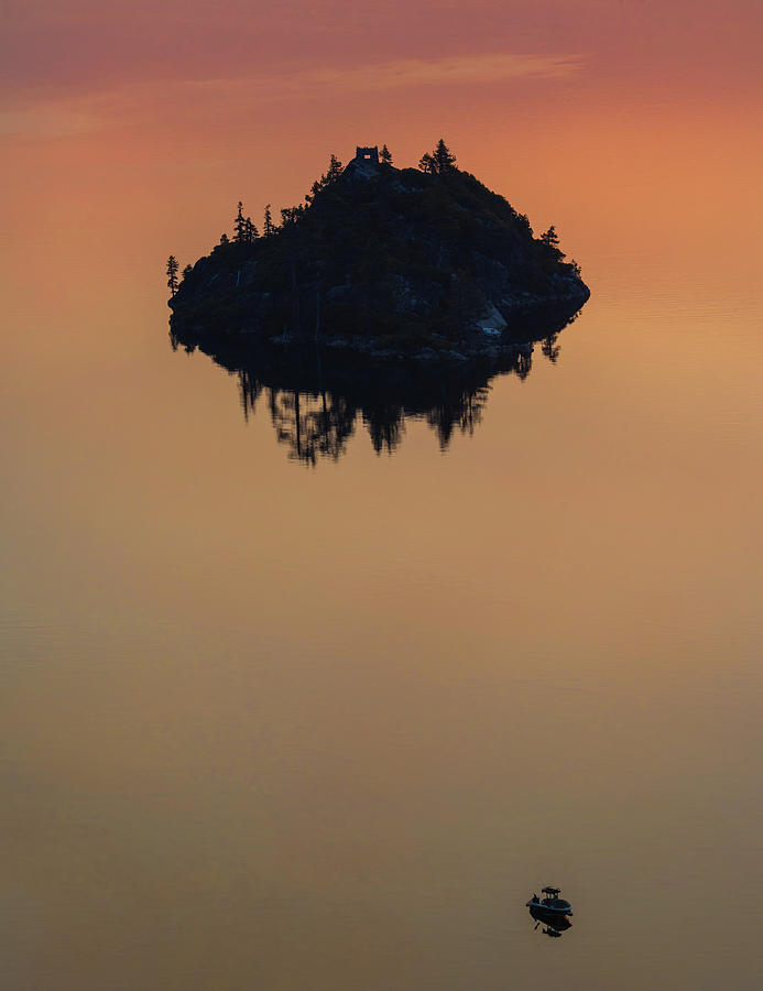 Lake Photograph - Floating Castle by Jonathan Hansen Lake Photograph - Floating Castle by Jonathan Hansen