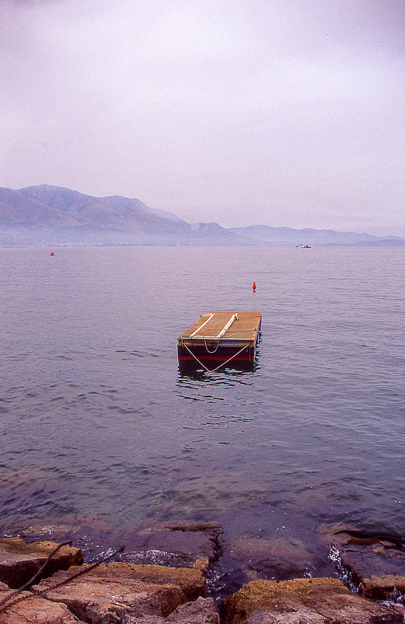Gaeta Photograph - Floating Dock in Gaeta by Kevin Deal