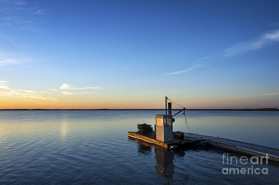 Floating Dock Sunrise Photograph