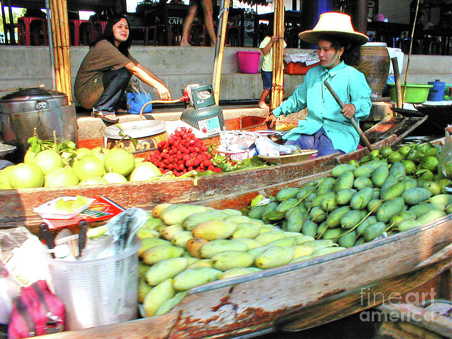 Floating Market in Thailand Photograph by Eunice Warfel